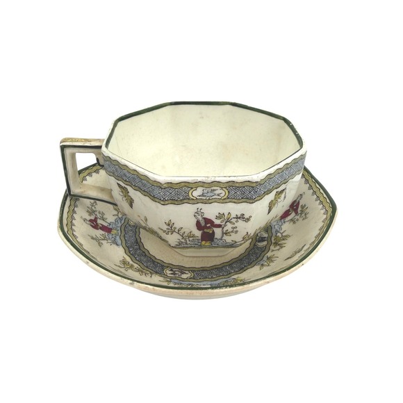 Royal Doulton Other - Rare Vintage Royal Doulton Mandarin Teacup Saucer‎ Plate Set 1920s